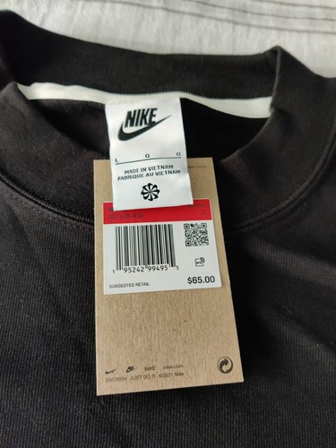 Nike Sportswear Pullover Herren Large Essential schwarz Baumwolle Stehkragen Oberteil - Bild 4 von 16