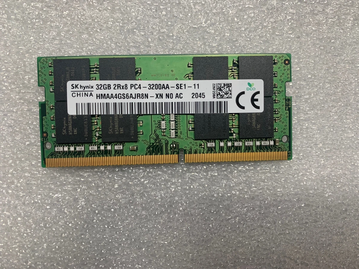 Sk Hynix 32GB DDR4 Laptop RAM 3200MHz PC4-25600 260pin SoDimm M07913-002