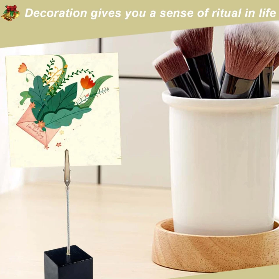 Holz Fotohalter Mit Klammern: 30 Stück Memo Clip Halter, Fotohalter Clip, Bildha - Bild 4 von 4