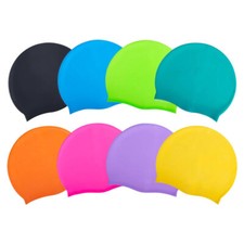 Silicone Swimming Cap Adult Unisex Solid Color Swimming Equipment Fresh High