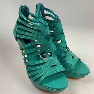 turquoise stilettos