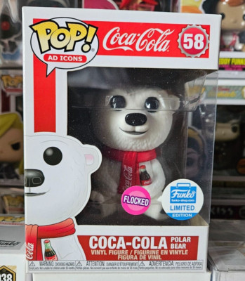 Funko POP! 58 Coca Cola, Funko Shop Exclusive Limited Edition beflockte Version
