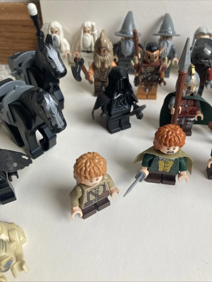 Lote de minifiguras e peças incompletas Senhor dos Anéis + Star Wars e Ninjago - Imagem 3 de 4