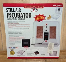 Little Giant 9300 Digital Still Air Incubator w/ LCD Display for 41 Eggs, White