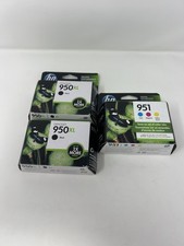 HP 950XL/951 Ink Cartridges Set (2)Black and (1)Cyan/Magenta/Yellow