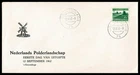 NETHERLANDS 1962 FDC Polder landscape   6c green NVPH 793  SG05F