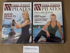 Mari Winsor Slimming Pilates DVD Bundle Rapid Results  Body Blast 3 Disc Set