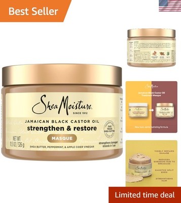 SheaMoisture Jamaican Black Castor Oil Masque 11.5oz - Deep Conditioning for ...