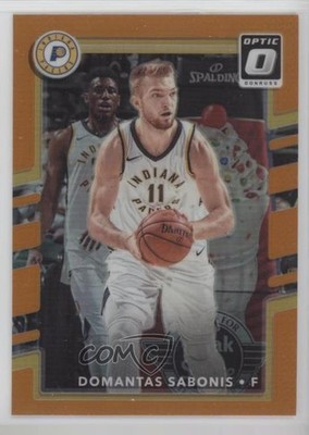 2017-18 Panini Donruss Optic Orange Prizm 143/199 Domantas Sabonis #57 10ph