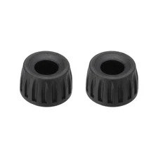 Universal 17mm ID Rubber Tripod Feet, 2 Pack Tripod Replacement Parts, Black
