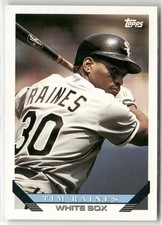 1993 TOPPS #675 TIM RAINES CHICAGO WHITE SOX