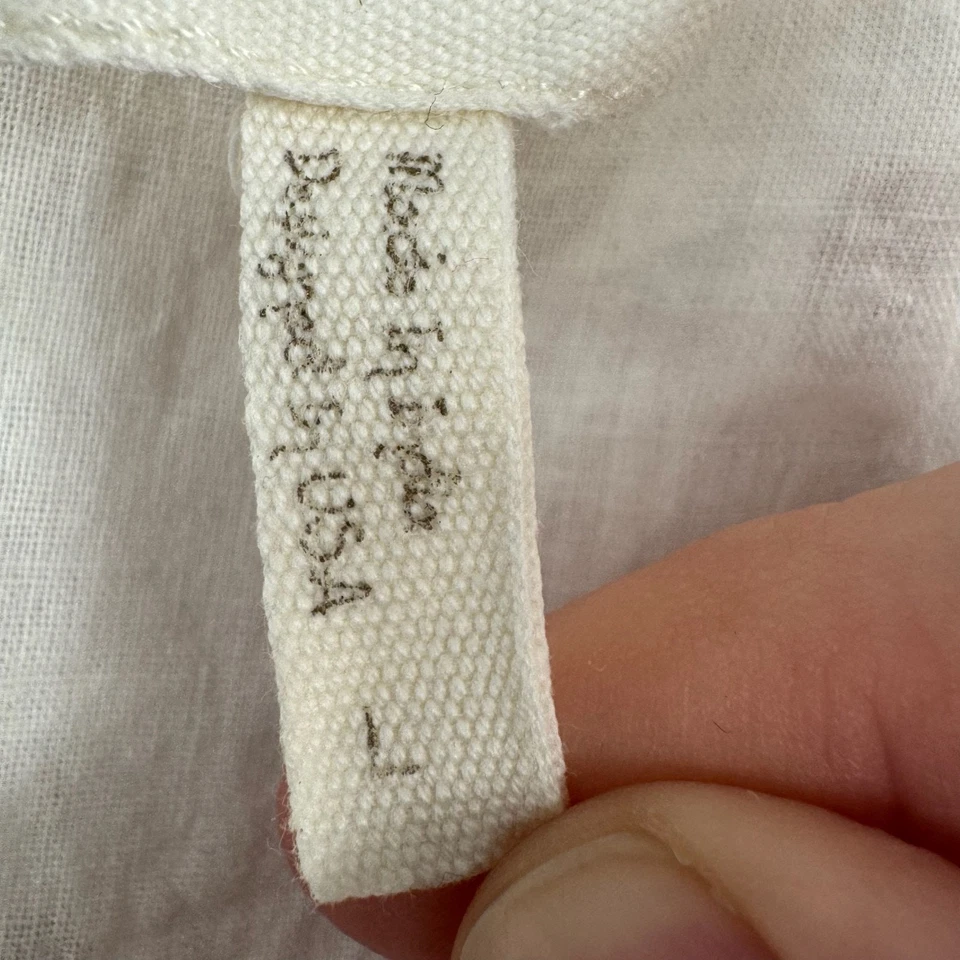 Maxi Vestido Boho ZJL Hecho Con Amor Para Mujer Grande Blanco Ojales Bordado EE. UU. Foto 4 de 4