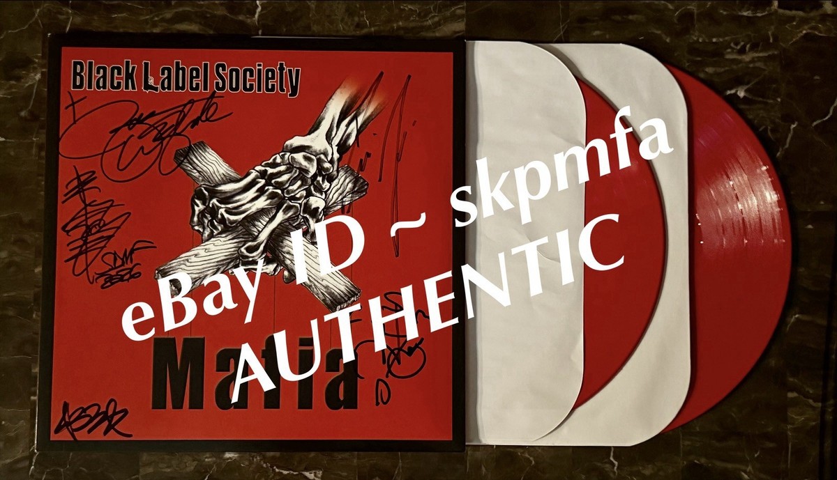BLACK LABEL SOCIETY Vinyl SIGNED 💯 AUTHENTIC BLS Zakk Wylde Mafia