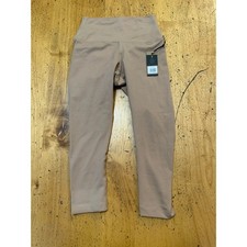 New w tags NOBULL High-Rise Crop XS Sand Tan WHRCROPSANDXS Athletic Leggings