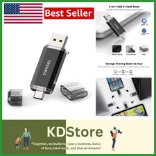 256GB USB-C Flash Drive - Lightweight, Shockproof & Fast Transfer