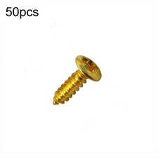 50X Iron Guitar Pickguard Screws For Fender Strat/Tele Electric Guitar Bass N