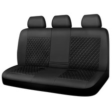Car Pass Waterproof Faux Leather Back Seat Cover For Sedans Suvs Vans