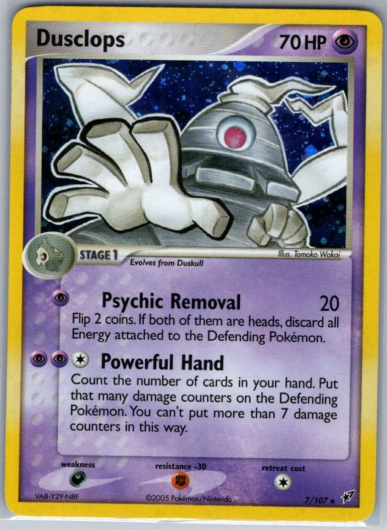 Dusclops 7/107 Holo Deoxys - Pokemon Card - NM