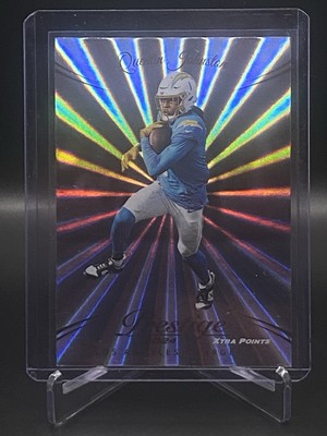 2024 Prestige Football Quentin Johnston #166 Sunburst Xtra Points Chargers