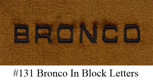 Alfombrillas Ford Bronco 1974-1977 - 4 piezas - Cutpile Foto 3 de 4