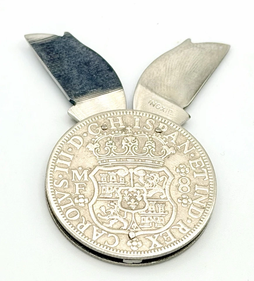VINTAGE 1768 SILVER COIN POCKET KNIFE - Image 2 of 4
