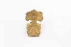 Vtg WW2 Era Citadel Military Collge Brass Hat Pin/Badge