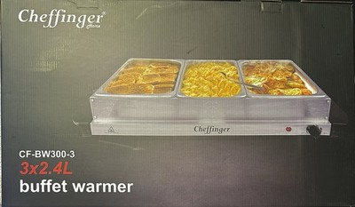 Cheffinger Speisewärmer Speisenwärmer Warmhalteplatte Catering Buffetwärmer  