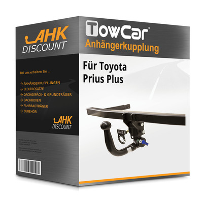 Für Toyota Prius Plus 03.2019-12.2022 TOWCAR Anhängerkupplung abnehmbar NEU