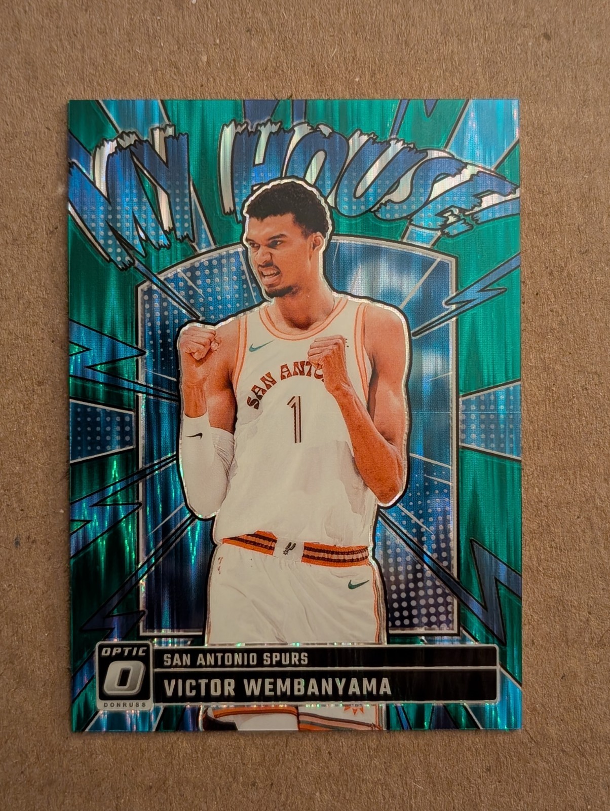 2024-25 Donruss Optic Victor Wembanyama #19 My House! Green Shock #'d/149 SP!!🔥