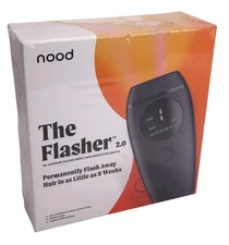 Nood - The Flasher 2.0 IPL Hair Reduction Device Steel - Blue- sealed BRAND NEW
