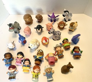 Fisher Price Little People Disney Snow White stitch Figure & Animal Mixed Lot
