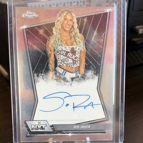 Topps 2026 Topps Chrome WWE Sol Ruca #NXT-SOL NXT Autographs Auto