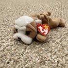 Ty Beanie Babies Wrinkles the Bulldog Dog Beanie Baby Vintage 1996