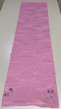 Japanese Vintage Kimono Fabric cloth Boro silk pink tradition 49.2x13.7 in