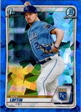 2020 Bowman Draft 1st Sapphire Chrome #BD-14 Nick Loftin RC Card KC Royals