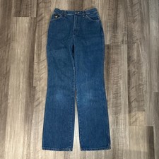 Wrangler Vintage 70s No Fault Straight Leg Cowboy Cut Blue Jeans - 10 Misses