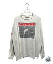 SAINT MICHAEL × DAVID BOWIE DB-LS TEE / STATION Size: XXL White SM-A22-0000-074