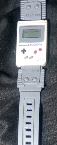 Vintage Nintendo Watch Boy Game Boy Mani 1992 GBE-002 No Battery - FS - Rare
