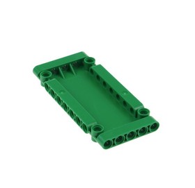 1x LEGO Technic Panel 5x11x1 Green Sticker 24-7 Blower Right 42008 64782pb003R
