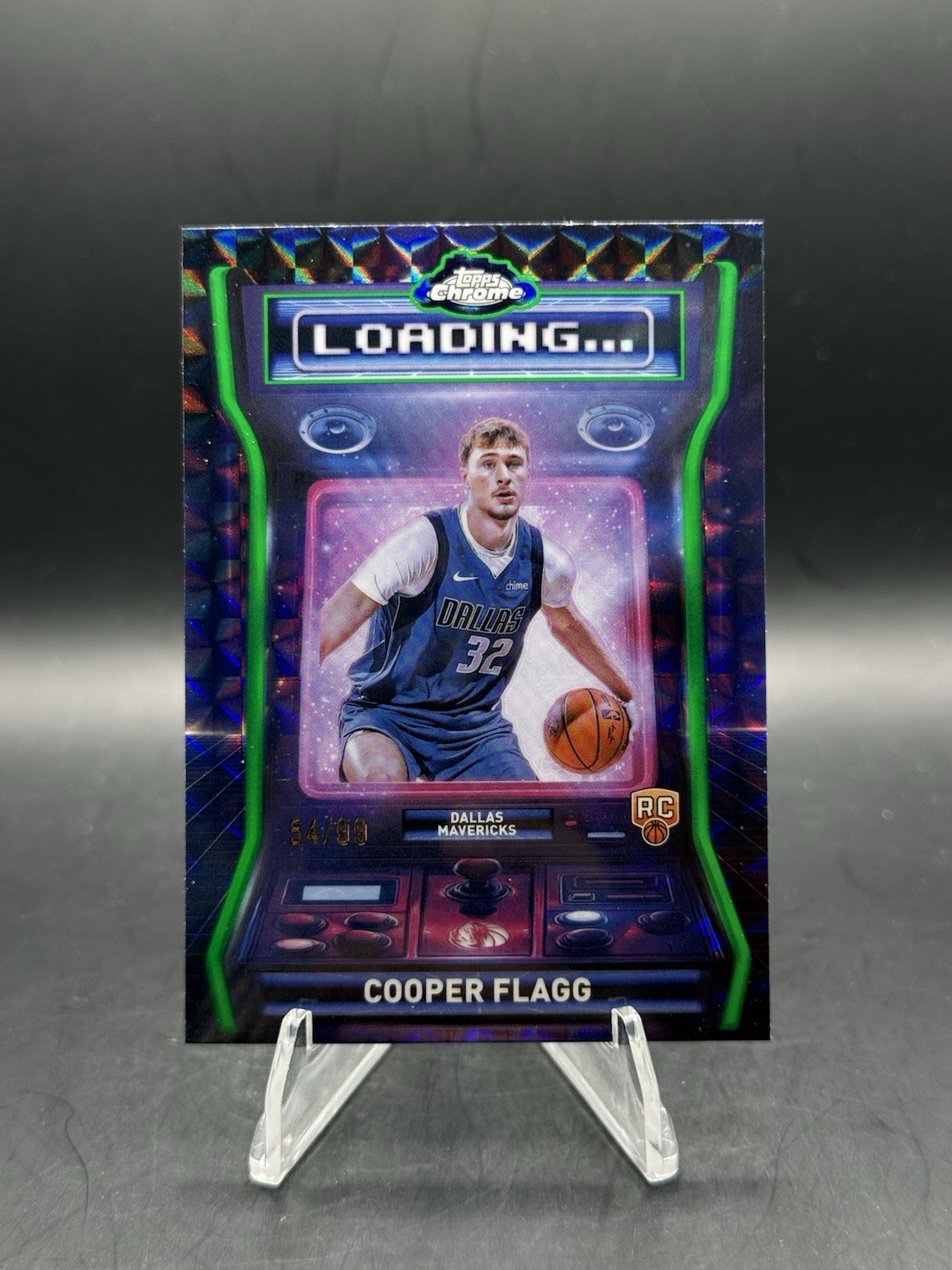 2025 Topps Chrome Midnight /99 Green COOPER FLAGG Loading RC Rookie SP JP5