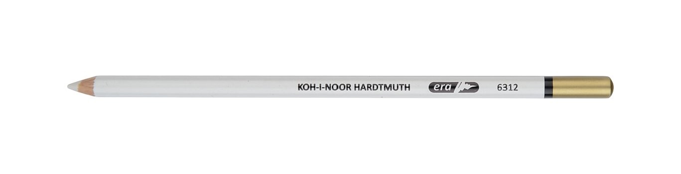 KOH-I-Noor Soft Eraser Pencil, White