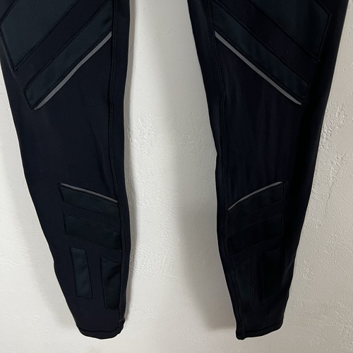 Lululemon Leggings schwarz Flurry Fighter eng reflektierend volle Länge Größe 6 - Bild 3 von 12