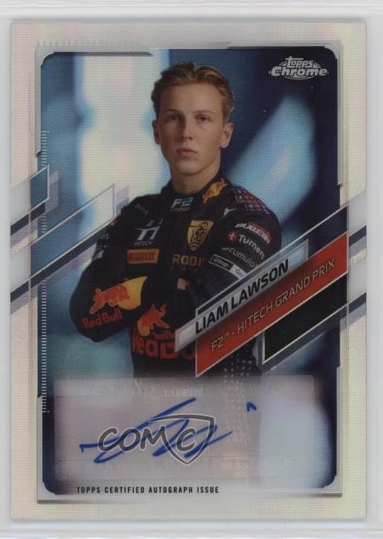 2021 Topps Chrome Formula 1 Auto 351/391 Liam Lawson #CA-LL