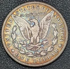 1884 Morgan Silver Dollar $1 Light Rainbow Pastel Toner! Old Glory C&C Auction!