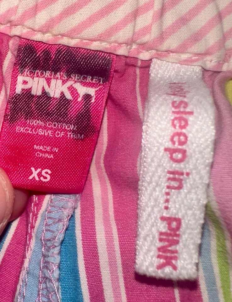 Pantalones de pijama vintage Y2K ROSA Victoria’s Secret talla XS Foto 2 de 4