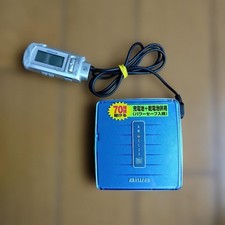 AIWA AM-CL33 Portable MD Player with Remote Japan Tested