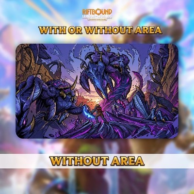 Playmat Riftbound TCG - Nashor - 24 x 14 in. (600 x 350 mm) Stitched Edge