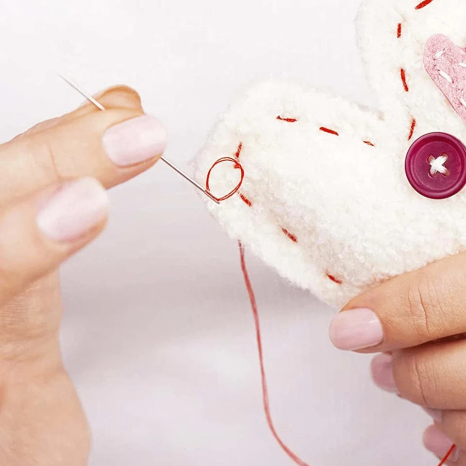 Sewing Needles Large Eye Sharp Point 25P Hand Sewing Embroidery Stitching Needle - Image 3 of 4