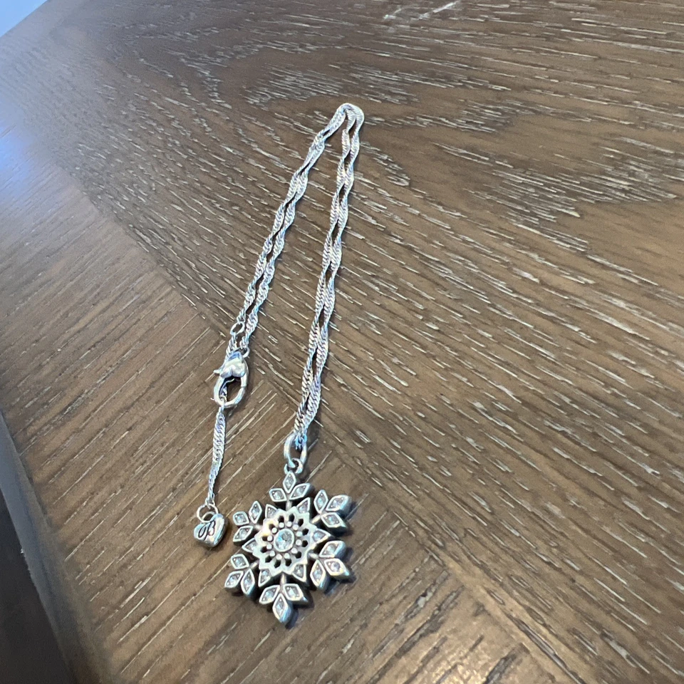 Brighton Glint Snowflake Necklace Retails $68 - Image 2 of 4