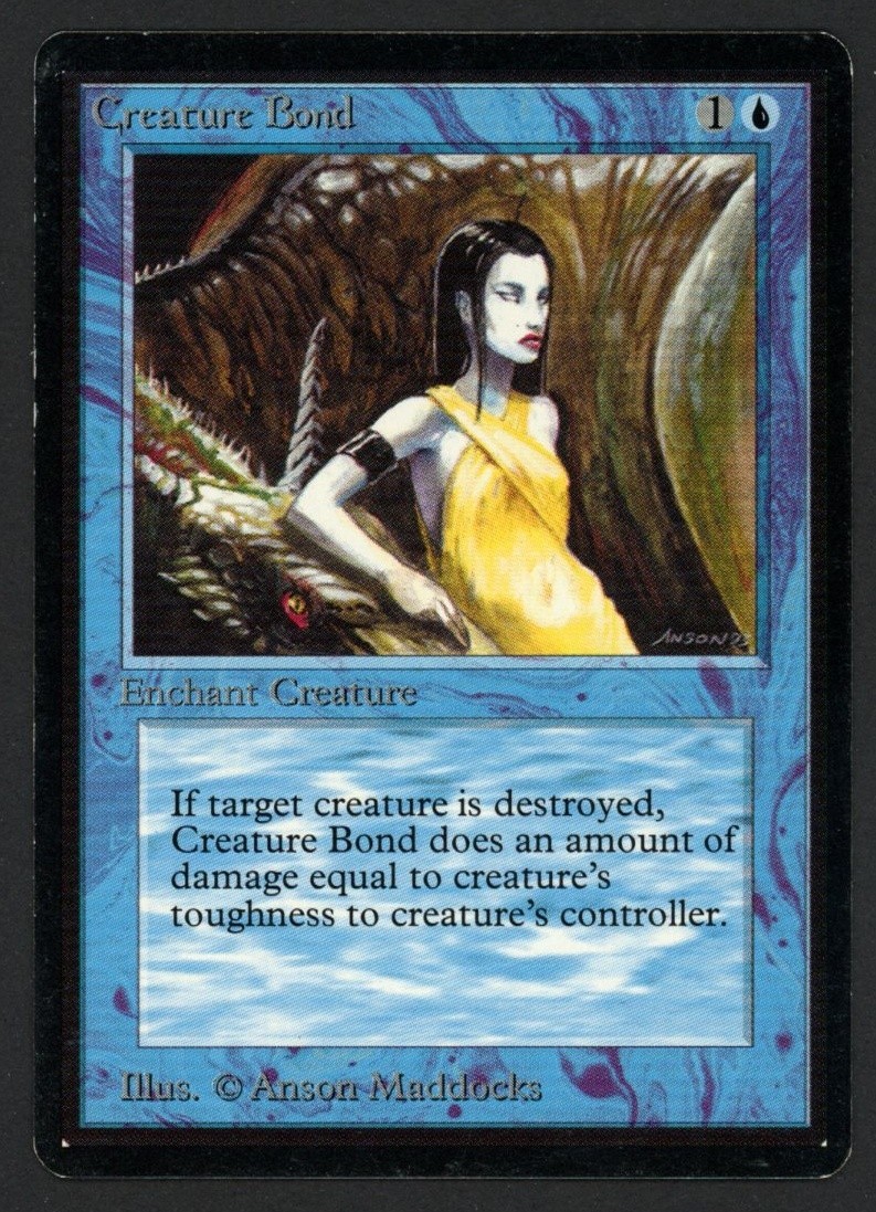 ***Beta Creature Bond (Indent)*** MTG Beta Magic Kid Icarus